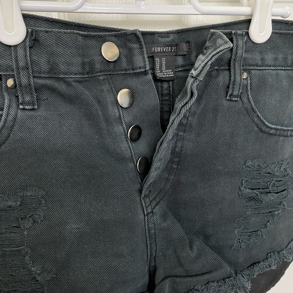 High Waisted Jean Shorts - Picture 5 of 5